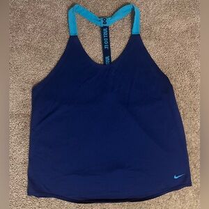 Nike Women's Blue and Navy Vest